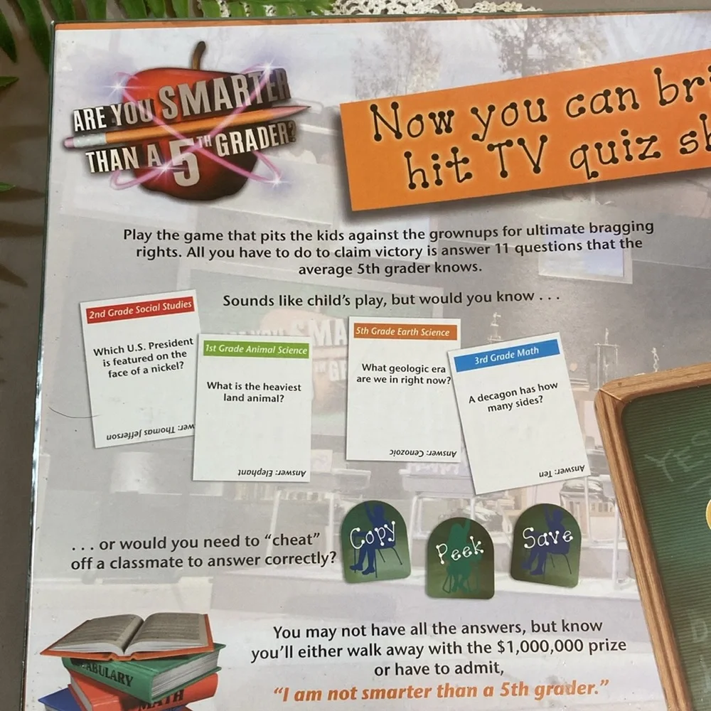 New Are You Smarter Than A 5th Grader Board Game 2007 Edition Jeff Foxworthy